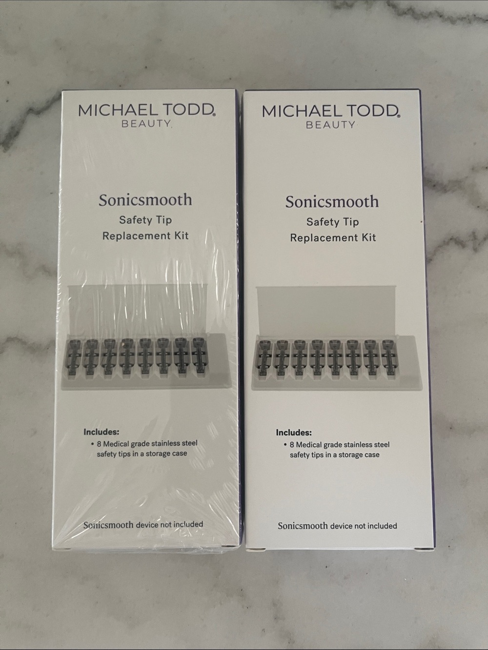 Michael Todd Sonicsmooth Safety Tip Replacement Kit - Silver
